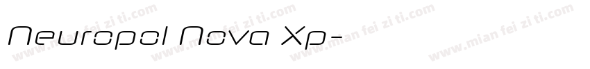 Neuropol Nova Xp字体转换